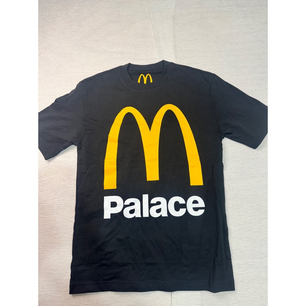 Palace McDonalds T-Shirt Black Small Graphic Short Sleeve Crewneck Tee